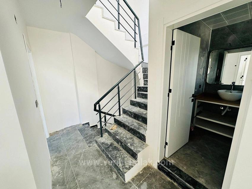 Modern 2+1 Detached House In Seferihisar Mersin Area, 350M From The Sea.