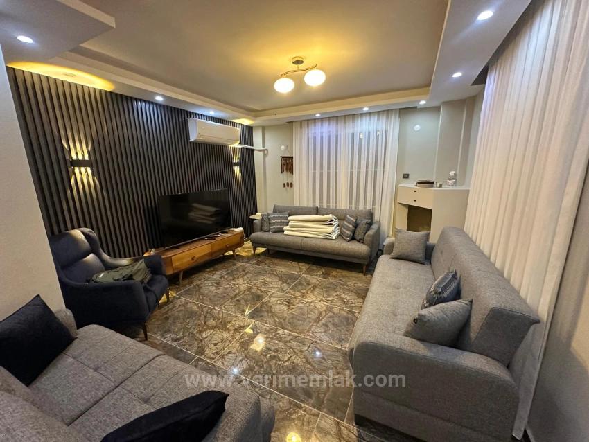 3+1 Villa For Sale With Floor Heating And Ownership In Seferihisar Payamlı Neighborhood