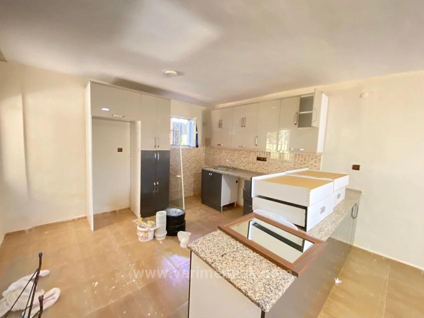 2+1 Apartment For Rent On Ground Floor In Ürkmez, Izmir, 100M From The Sea