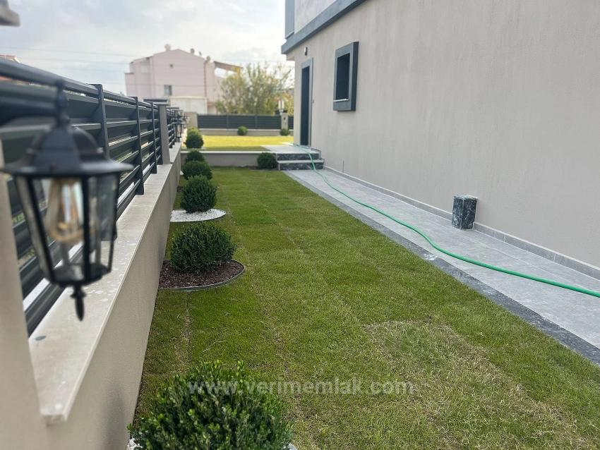 3+1 Villa For Sale In Menderes Gümüldür, 400 Meters From The Sea, With 3+1 Parking