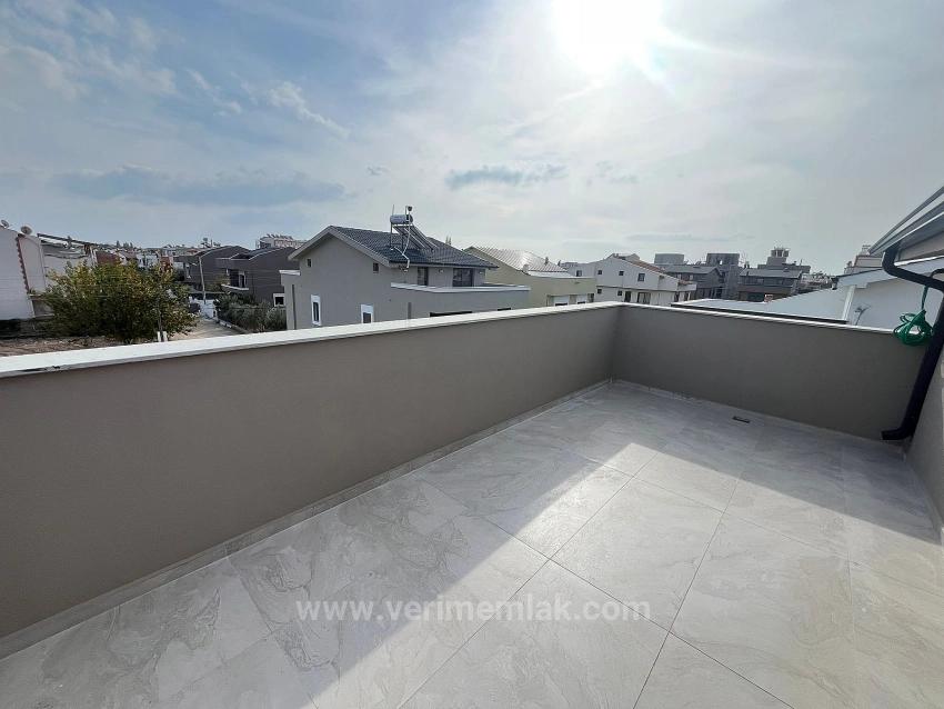 3+1 Villa For Sale In Menderes Gümüldür, 400 Meters From The Sea, With 3+1 Parking