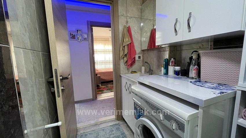 2+1 75 M2 Middle Floor Flat For Sale In Gumuldur With Double Balcony