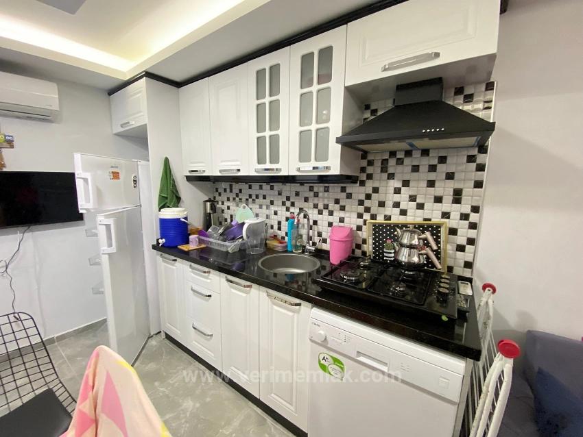 The Best Location And Seaside 1+1 Garden Apartment In Ürkmez Bengiler