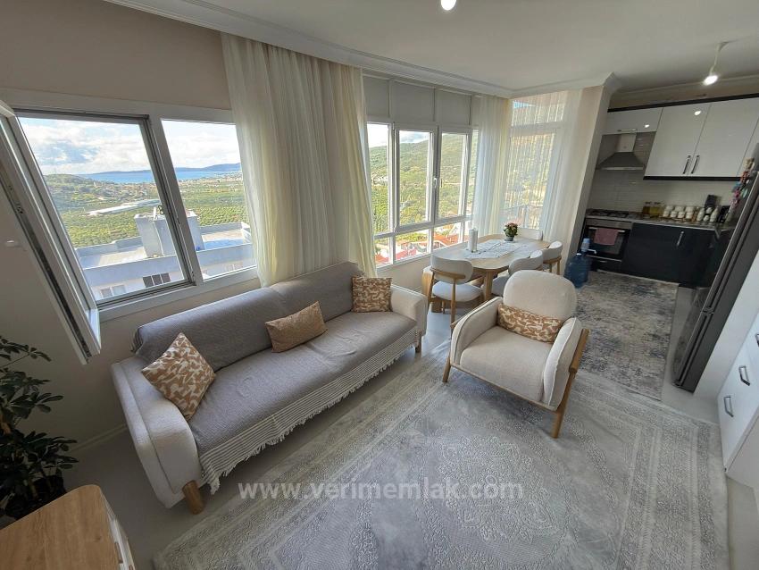 2+1 Apartment With Master Bathroom For Sale In Gumuldur