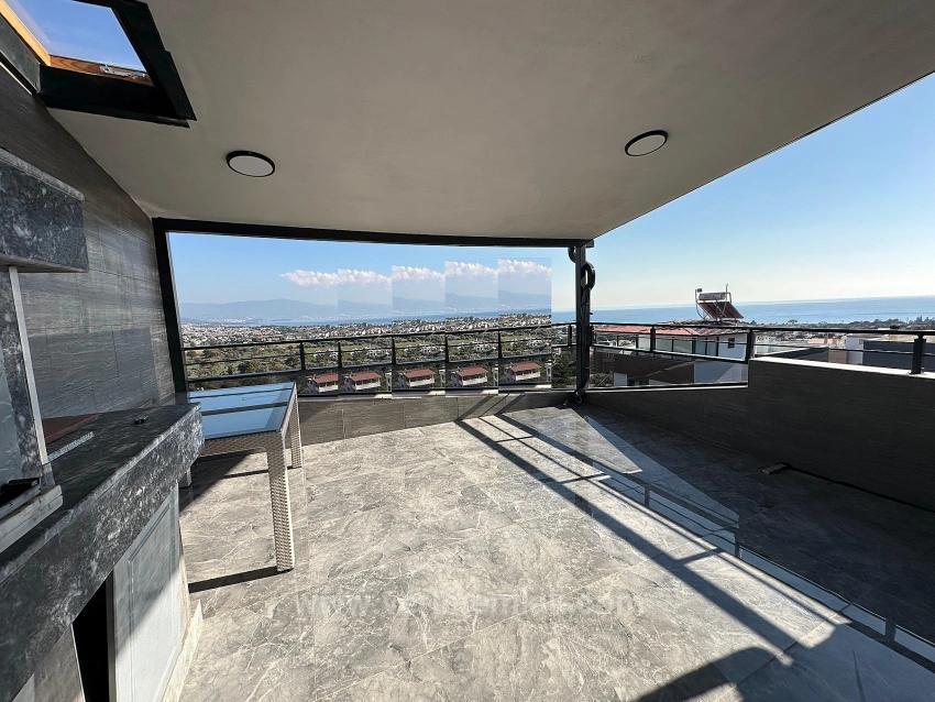 Sea View, Modernly Designed 4+1 Villa For Sale In Seferihisar Atatürk Neighborhood.