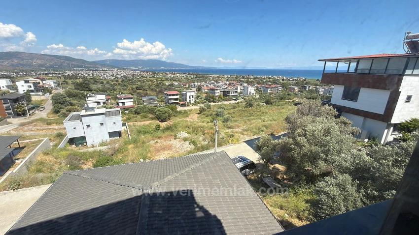 Sea View, Modernly Designed 4+1 Villa For Sale In Seferihisar Atatürk Neighborhood.
