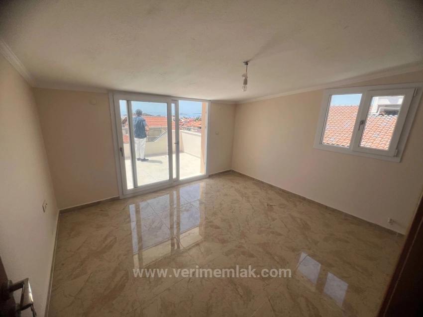 3+1 Villa For Sale In Özdere With Parking And Sea View