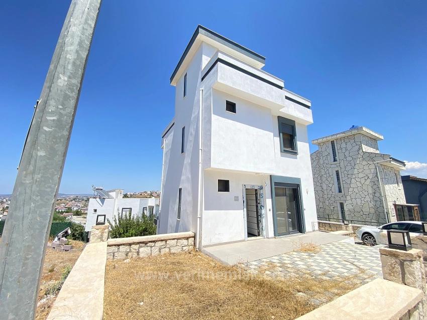 Fully Detached 3+2 Villa Neighboring The Sea, Designed With Modern Architecture In Seferihisar Akarca