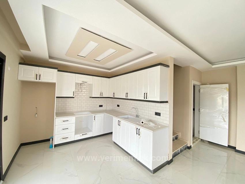 3+1 Corner Villa For Sale In Doğanbey, Seferihisar - Facing Green Area