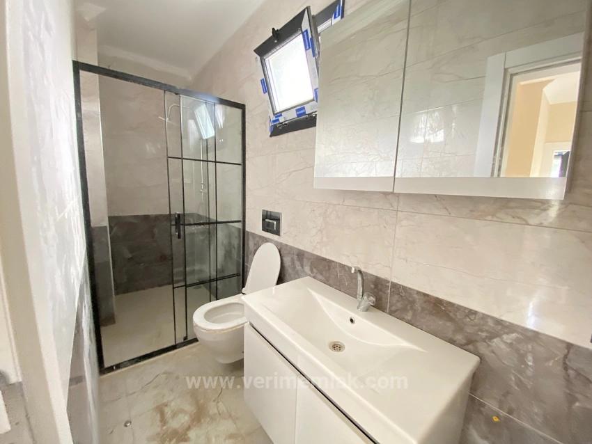 3+1 Corner Villa For Sale In Doğanbey, Seferihisar - Facing Green Area