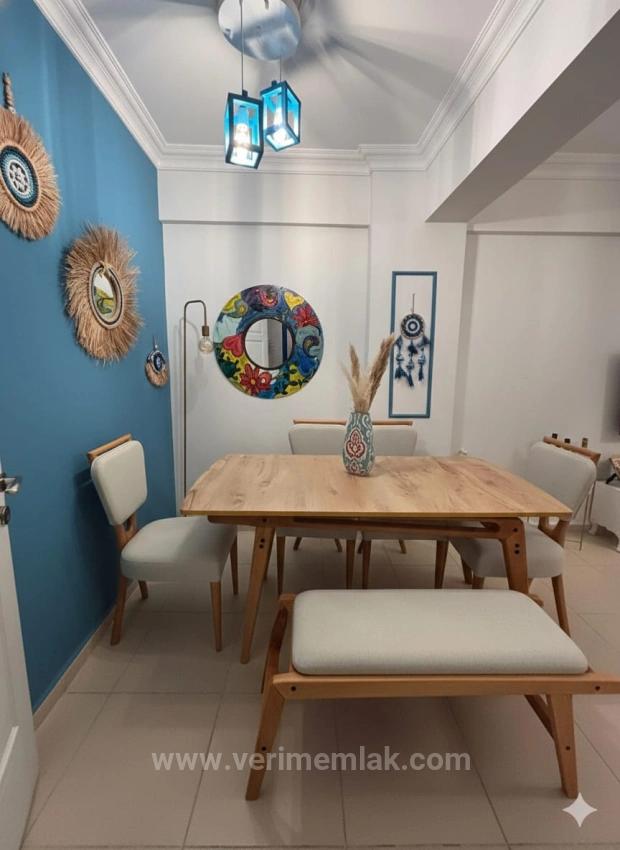 2+1 Apartment For Sale In Seferihisar Ürkmez, Ground Floor, 100M From The Sea