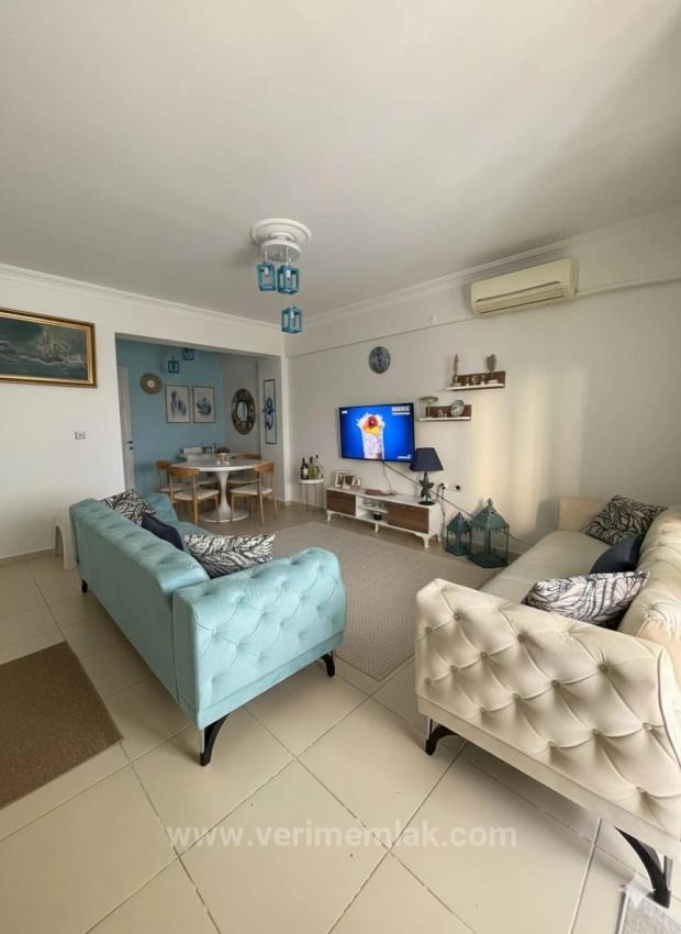 2+1 Apartment For Sale In Seferihisar Ürkmez, Ground Floor, 100M From The Sea