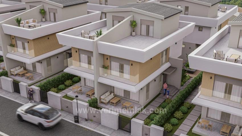 Experience The Unique Tranquility Of Ürkmez, Seferihisar, İzmir. 3+1 Villa For Sale In This Project.
