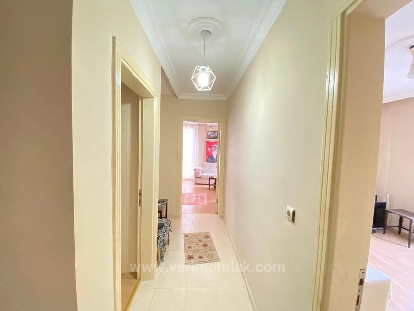 2+1 Apartment For Sale In Seferihisar Mersin Area, 100 Meters From The Sea.