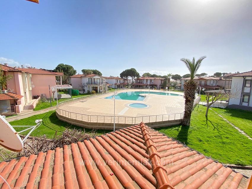 Detached, Comfortable 3+1 Villa With Pool And Security For Sale In Seferihisar Erdem Tur Site.