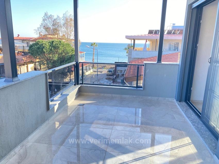 Luxury 3+1 Villa For Sale In Seferihisar Mersin Area, Right On The Seafront, With Smart Systems!