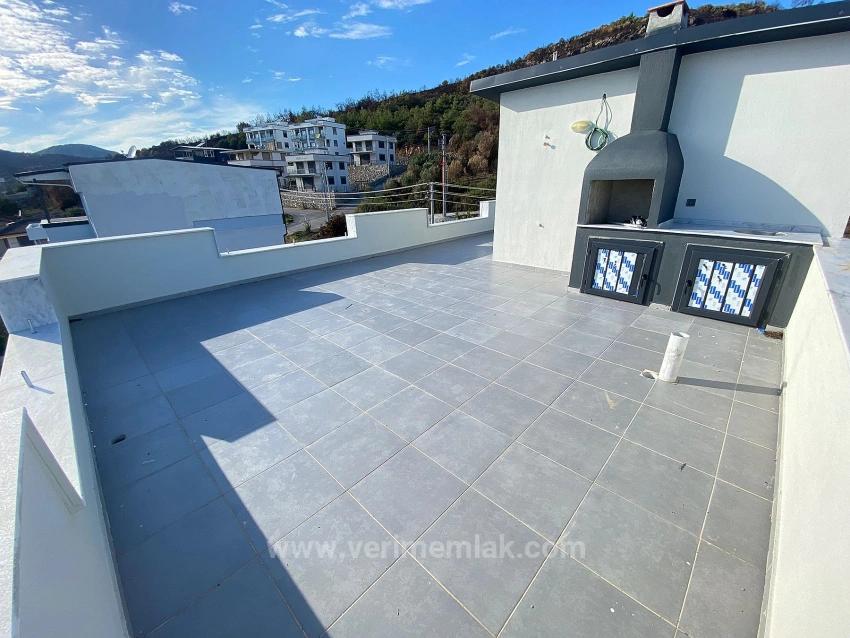 Detached 3+1 Villa For Sale In Doğanbey, Seferihisar