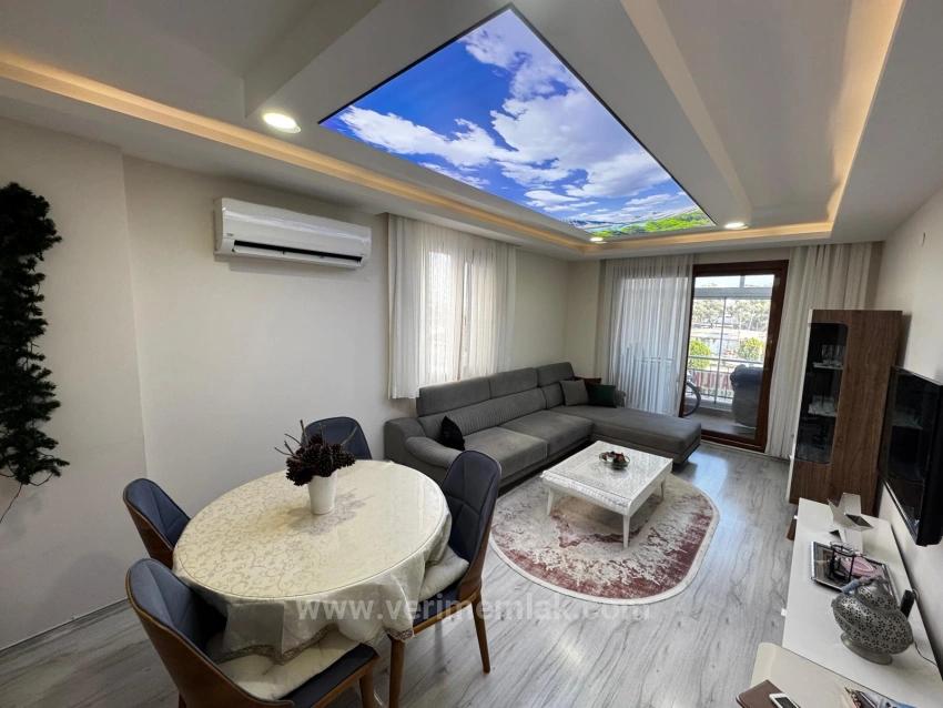 Spacious 2+1 Flat For Sale In Seferihisar Mersin Close To The Sea Area With Separate Kitchen