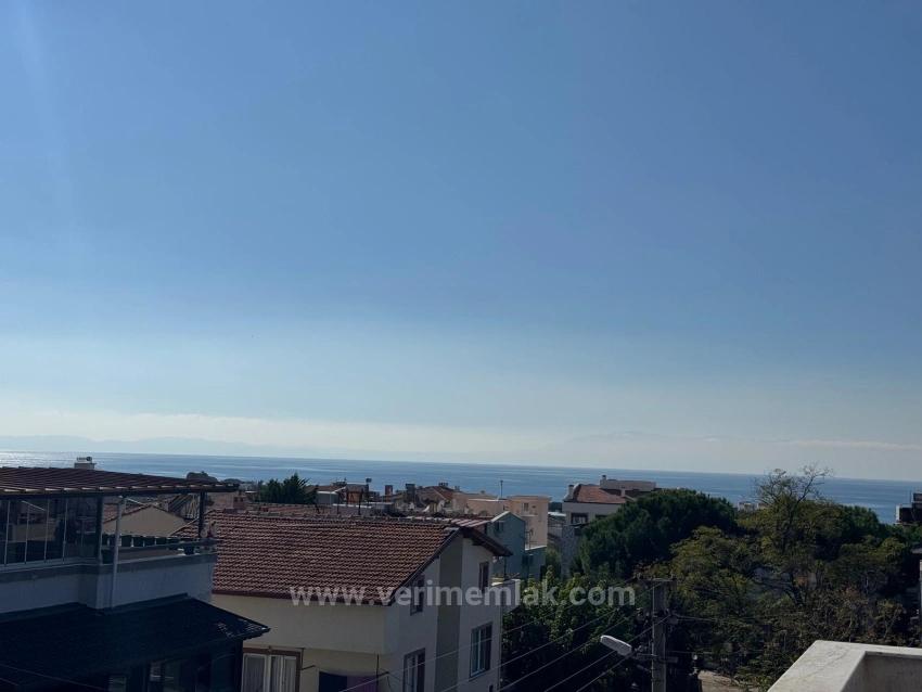 4+1 Villa On A Corner Plot For Sale In Menderes Orta Neighborhood, 500M From The Sea