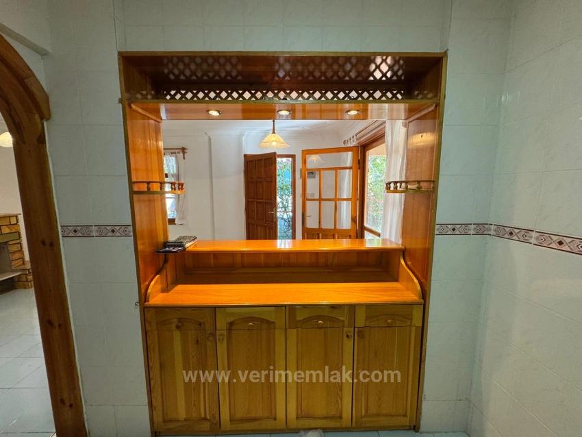 4+1 Villa On A Corner Plot For Sale In Menderes Orta Neighborhood, 500M From The Sea