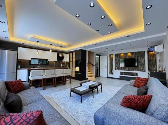 Seferihisar Akarcade Large Garden Detached Pool Luxury 4+1 Villa For Sale