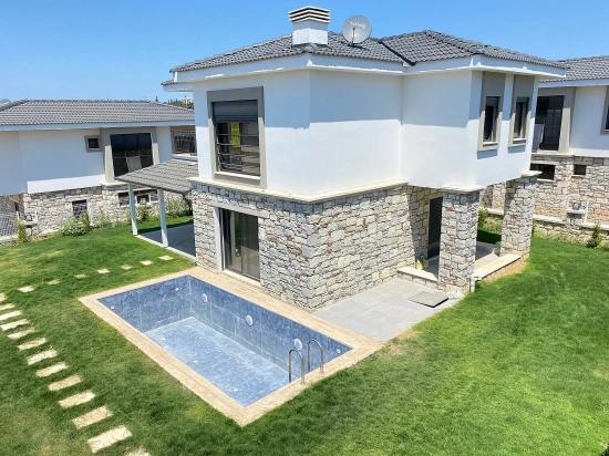 Swimming Pool Underfloor Heating Luxury 4+1 Villa For Sale In Seferihisar