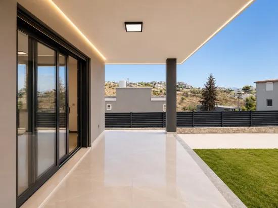 Seferihisar Atatürk Neighbourhood Panoramic Sea Viewed Brand New For Sale 3+1 Villa