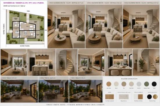 Seferihisar Port From The Centre, Unparalleled Price Advantage With 2+1 Villa For Sale