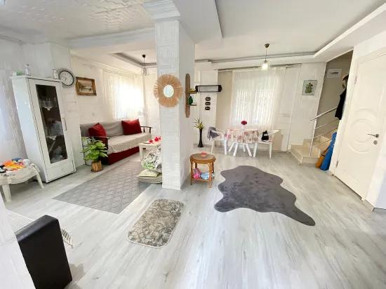 Seferihisar Mersin Ala to the sea 350 m distance garden possessing for sale 2+1 duplex –