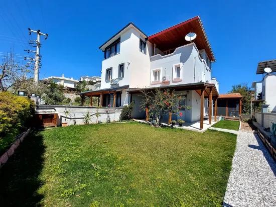 Seferihisar Doğanbey'de gardened sea-view for-sale 4+1 villa –