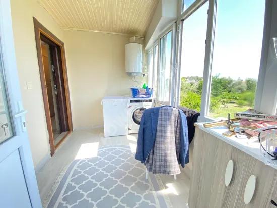 Seferihisar Mersin Area Neighbourhood 500m from the Sea for Sale 3+1 Flat