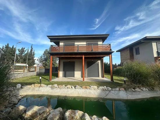 Detached single houses site consisting of 3+1 steel construction In Seferihisar Doğanbey