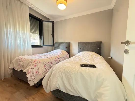 Detached pool, separate kitchen, spacious garden, 3+1 villa for sale In Doğanbey, Seferihisar