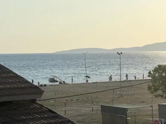 Gümüldür at Fevzi Çakmak, 50 metre to the sea, 3+1 villa at the foot of a blue‑flagged beach, In Gümüldür