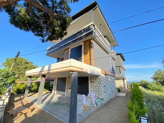 Single Detached Underfloor Heating Ultra Luxury 3+1 Villa For Sale In Doğanbey