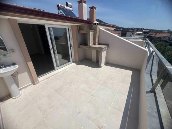 3+1 Villa For Sale In Özdere With Parking And Sea View