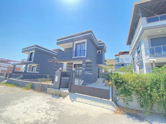 3+1 Villa For Sale In Doğanbey, Full Sea View