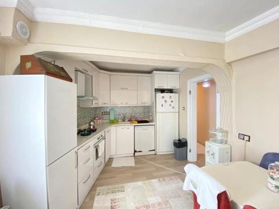 110m2 3+1 Single Flat With Separate Kitchen In Ürkmez Center