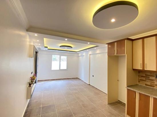 50M To The Sea With Elevator In Seferihisar Mersin Area! 1+1 Flat For Sale With Modern Architecture