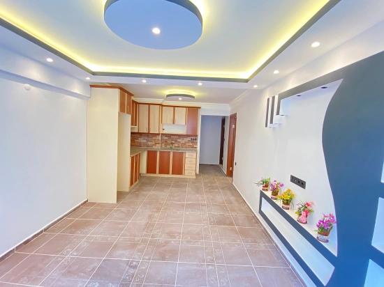 50M To The Sea With Elevator In Seferihisar Mersin Area! 1+1 Flat For Sale With Modern Architecture