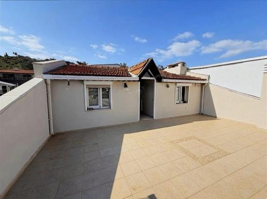 3+1 Duplex With Fireplace, Sea View And Spacious Living Room In The Heart Of Fevzi Çakmak Neighborhood, Urla.