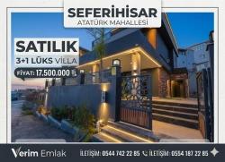 Luxury 3+1 Detached Villa For Sale In Seferihisar With Full Sea View And Smart Systems