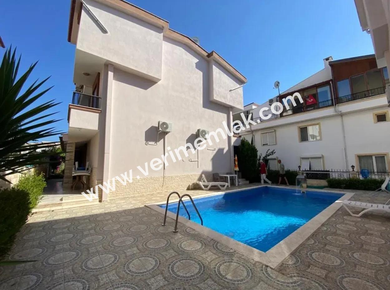 3 1 Villa For Sale On The Land Side With Garden And Pool In Özdere Havacılar