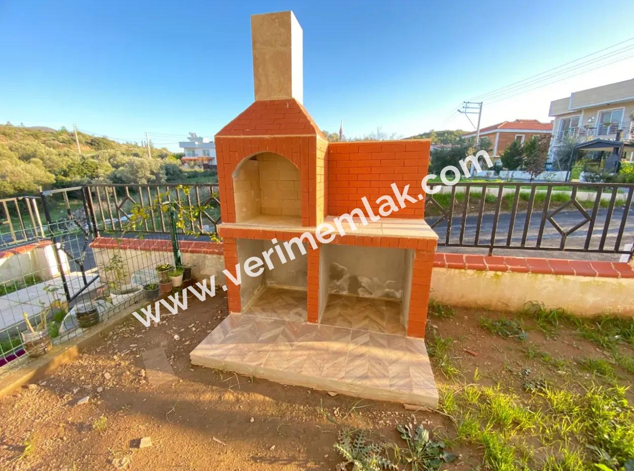 2 1 Apartment For Sale With Bbq In Large Garden In Payamlıda