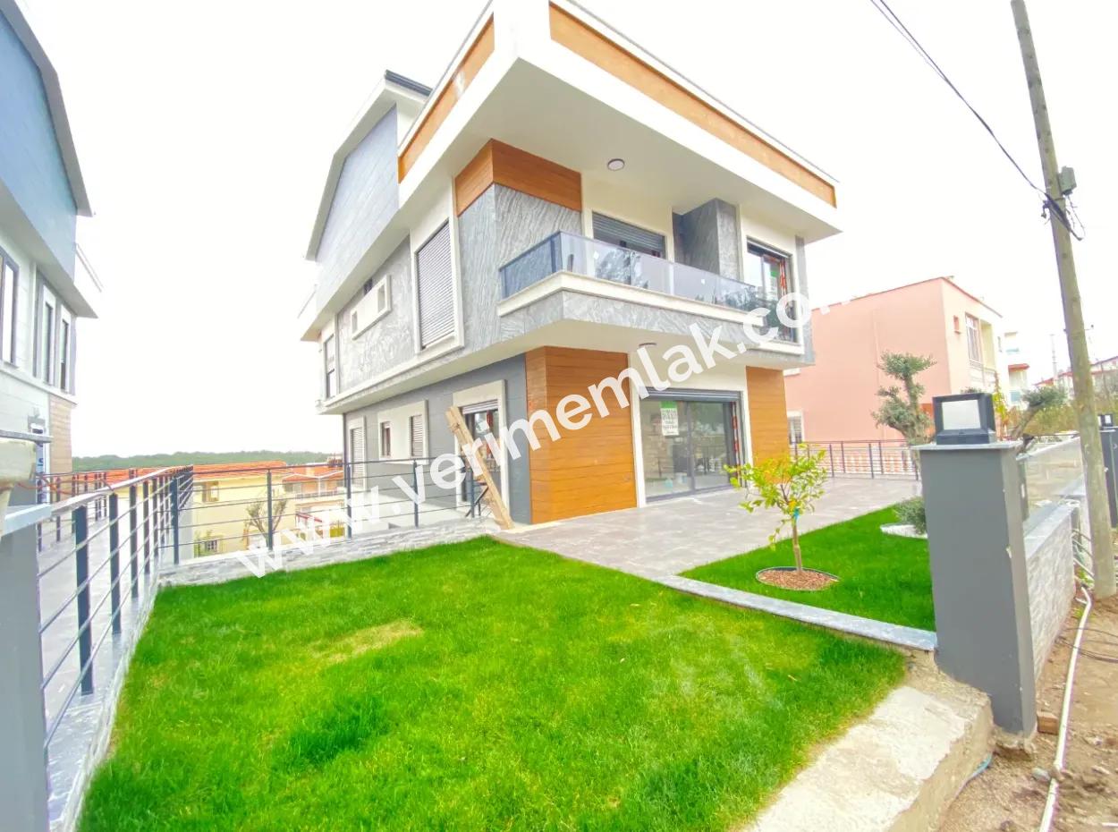 3 1 Villa For Sale In Ozdere With Underfloor Heating Detached Fuıı Sea View