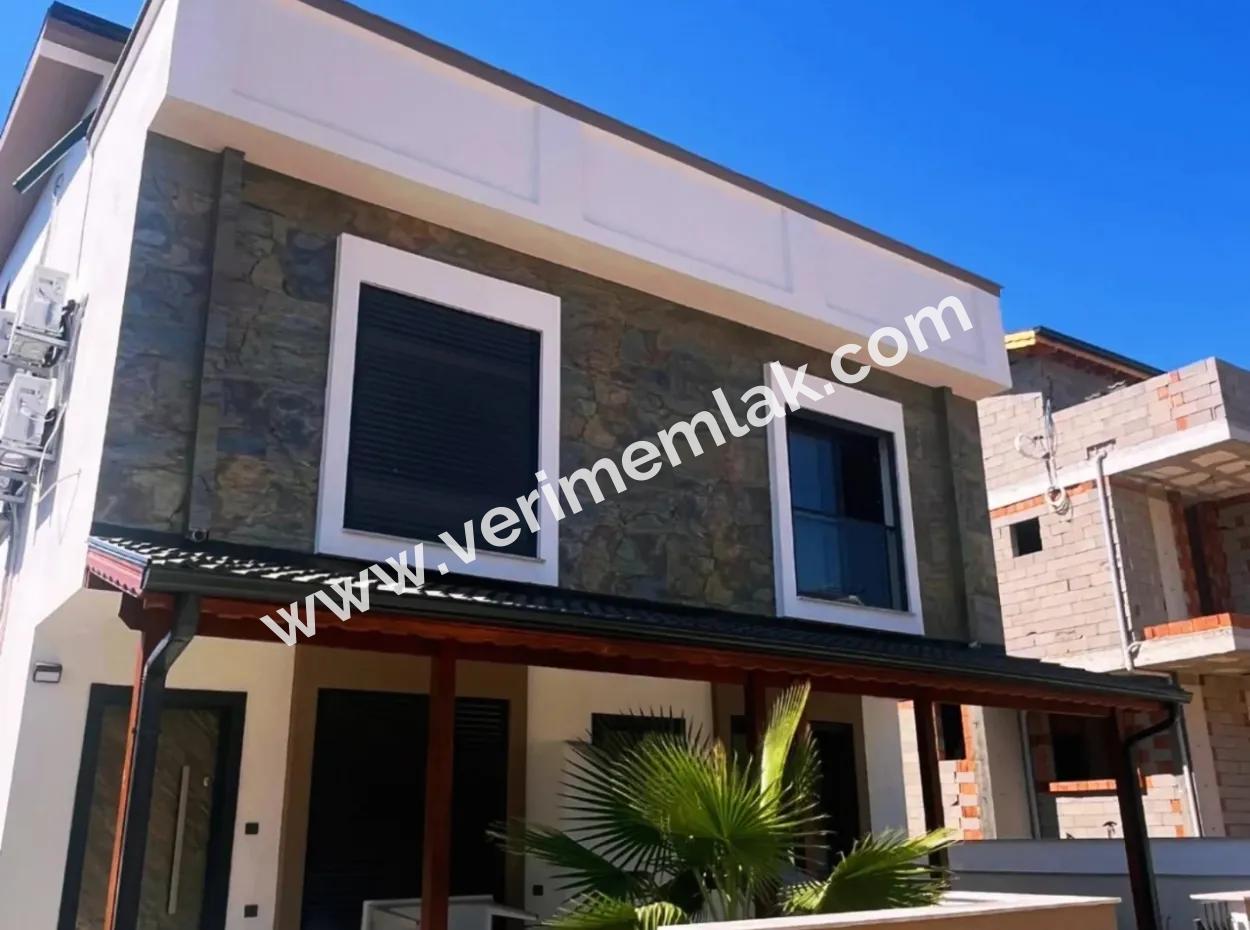 3 1 Villas For Sale Ready For Front Façade Occupancy In Özderede Çerşi Center!!