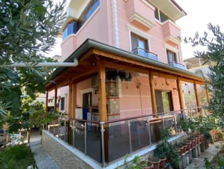 Single Detached Large Garden In Doğanbey 3 1 Villa For Sale Without Expense