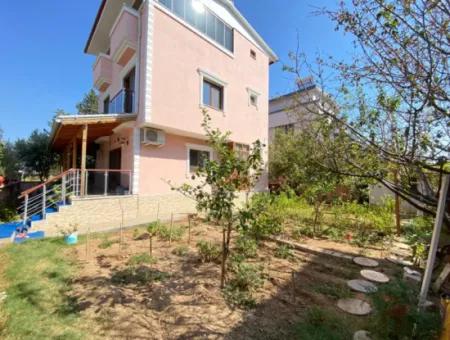 Single Detached Large Garden In Doğanbey 3 1 Villa For Sale Without Expense