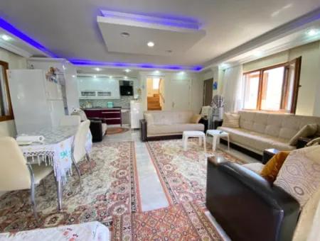 Single Detached Large Garden In Doğanbey 3 1 Villa For Sale Without Expense