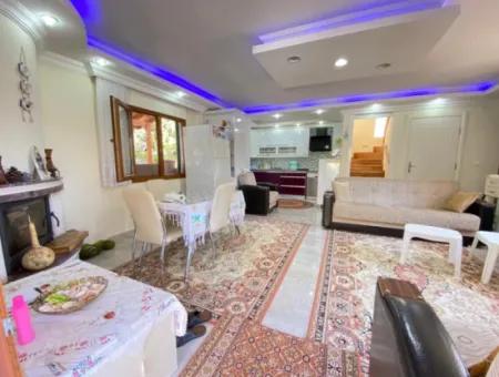 Single Detached Large Garden In Doğanbey 3 1 Villa For Sale Without Expense